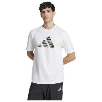 Adidas Maglietta Short Sleeve Camo Bianca XS