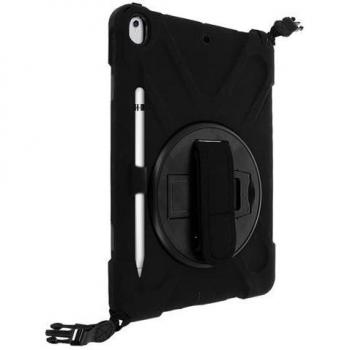 Protezione Avizar iPad Pro 10.5 Air 2019 Hybrid con Manico, Tracolla e Cavalletto Nero