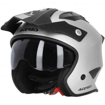 Acerbis Jet-Helm Aria Metallic Silber 2XL