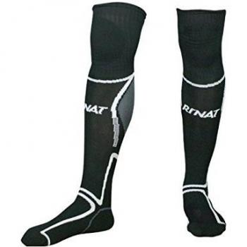 Rinat Media Classic Torwartstrümpfe, Kinder, Schwarz/Weiß, Größe YM