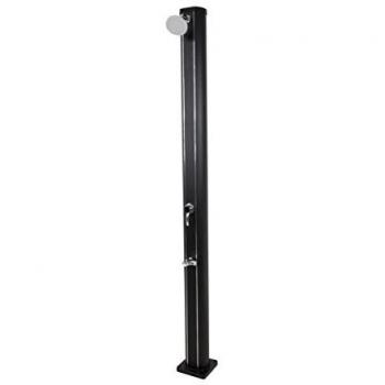 Steinbach Solar‑Shower Deluxe Chrom 32 l, 210 cm, mit Einhebel‑Mischer und Kaltwasserhahn (49035)