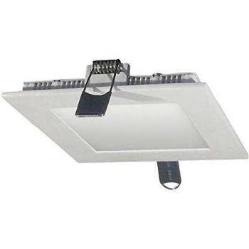 Plafonnier Blanc Salon – LED Carré Encastré, 12 cm × 12 cm, 2 cm d’épaisseur