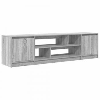 Mueble de TV funcional Sonoma gris 188,5x41x50 cm