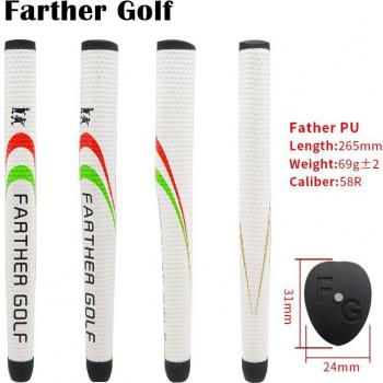 Farther Golf White Putter Grip