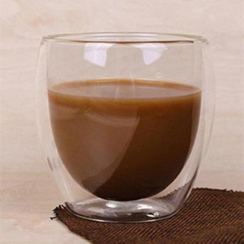 Tasse à thé en verre double paroi