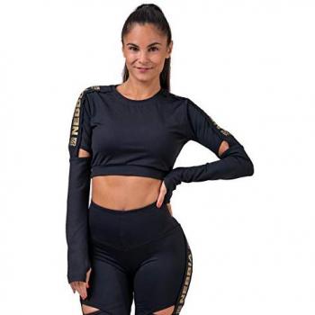 Top Deportivo de Manga Larga Nebbia Honey Bunny Negro XS Mujer
