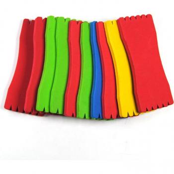 Soporte de espuma de colores para aparejos de pesca, 12 cm, 10 piezas