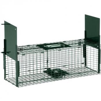 Piège pour Animaux Vivants – 60 cm × 18 cm × 20 cm, Vert, 2 Portes