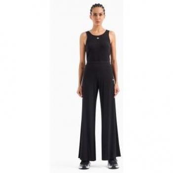 Top Corto y Pantalones Anchos EA7 de Emporio Armani