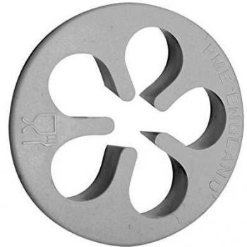 Découpoir de 5 fleurs avec 5 pétales en plastique blanc, mesurant 57 mm de diamètre