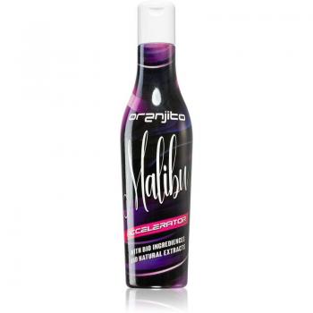 Oranjito Malibu Accelerator latte abbronzante unisex 200 ml profumazione White Tea