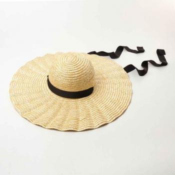 Sombrero Tejido para el Sol con Cinturón
