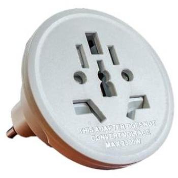 Adaptatore di Viaggio Multi‑Regione: Spina Italiana 10A 2P+T a UK/USA/AUS/CN