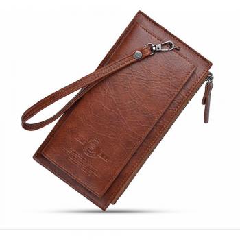 Ultra Thin Zipper Wallet for Men