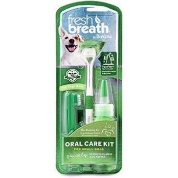 Tropiclean Fresh Breath Oral Care Kit for Small Dogs