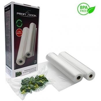 Proficook VK1080R Rollo Envasado Vacío 28cm x 6 m, Aptos Microondas, Cocina Vacio, Cocina Baja Temperatura