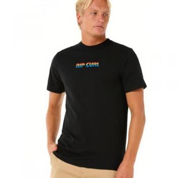 Rip Curl T-shirt a maniche corte Big Mumma Icon nera, XL