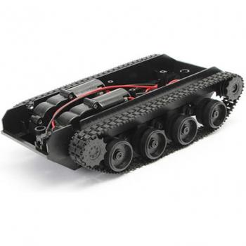 Coche Teledirigido Infantil con Chasis de Tanque y Pista de Goma