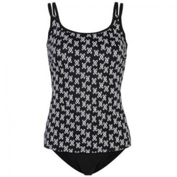 FIREFLY Tankini‑Top „Antonia“ – AOP Schwarz, 42C, Damen