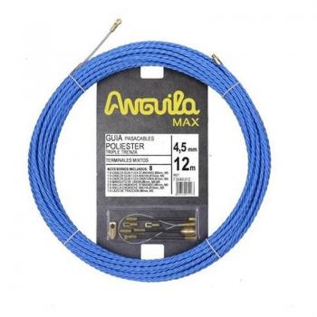 Guia Pasacables Anguila 75045012 MAX 4,5mm Triple.Trenzado.12mt Azul
