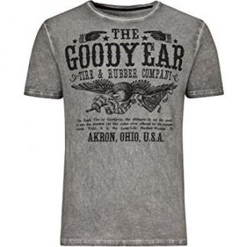 T-Shirt GoodYear Kokomo Rockabilly Uomo Antracite XXL