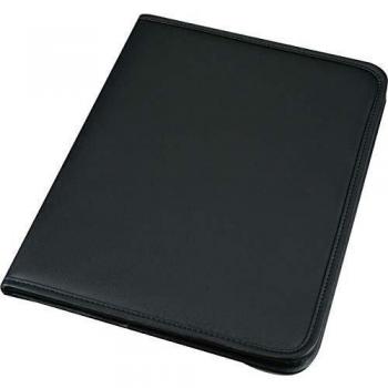 Alassio serviette écritoire Savona simili cuir A4 avec bloc et pochette noir