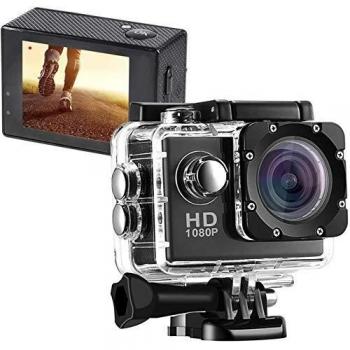 Camera d'azione subacquea sport 2 LCD nero