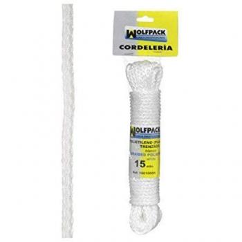 Cuerda Trenzada Plástico Blanca (Madeja 10 m.)