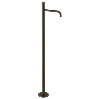 Mitigeur en pied pour lavabo, colonne verticale d’alimentation noir-bronze – Tres 26285306KMB