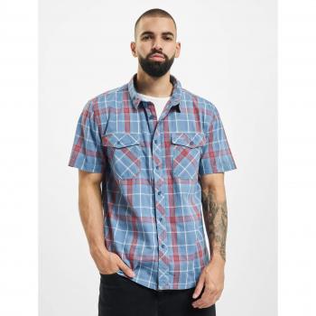 Brandit Camicia Roadstar Rosso Blu L