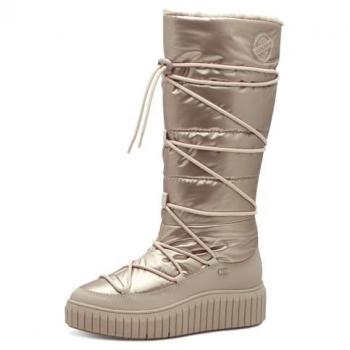 S.Oliver Winterstiefel – Beige & rosegold 5-26442-43/593