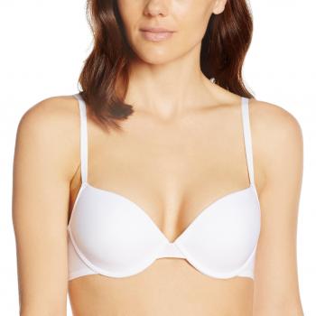 Palmers Micro Fine Push-up BH mit Reifen, Weiß