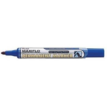 Permanentní popisovač, 1,5 mm, kuželový hrot, PENTEL Maxiflo NFL50, modrý