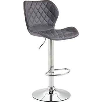 Tabouret Acier Design Cork, couleur Grise
