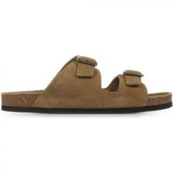 Cuir Marron REDSKINS California – Sandales homme avec boucle ajustable