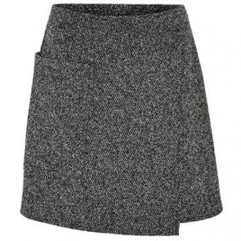 Opus Wickelrock Roani Boucle Schwarz Damen Größe 38