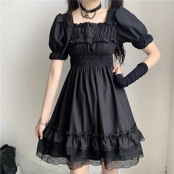 Gothic Noir Victorian Lolita Dress
