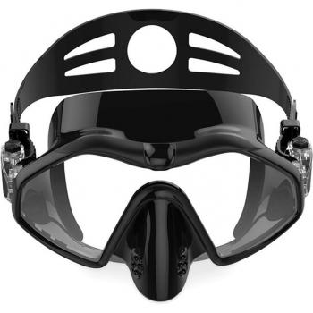 Low Volume Frameless Underwater Mask