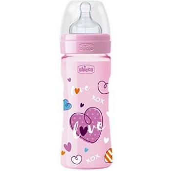 Chicco Biberon Wp Pp Rosa 250 Silicona Flujo Medio