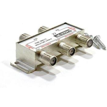F-Type Satellite Splitter for Virgin Cable 5-1GHz 4 Way