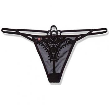 Obsessive Luiza Embroidered Thong L/XL