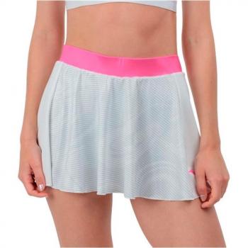 Falda Mizuno Charge Printed Flying para Mujer en Blanco
