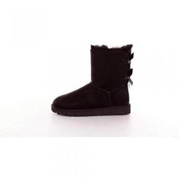 Moonboots UGG Fluff Bow Mini Schwarz
