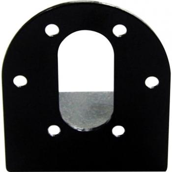 Stepper Motor Mounting Bracket with L-Shaped Terminals