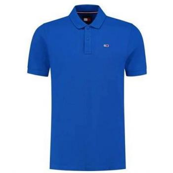 Polo Tommy Jeans Azul Slim Fit