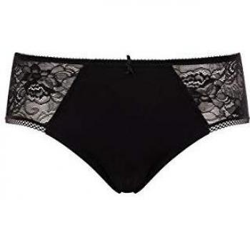 Conturelle Braga de encaje negro modelo Secret Garden