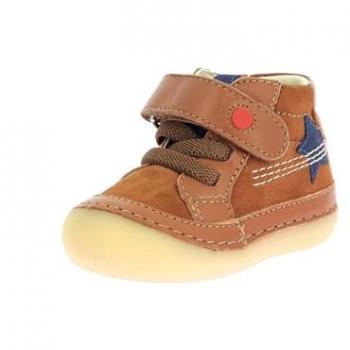 Scarponcini Unisex Bambini Kickers Sokistic in Stella Cammello, 22 EU
