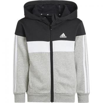 Ensembles de survêtement adidas Tiberio 3-Stripes Colorblock Fleece Track Suit Gris 4 / 5 ans