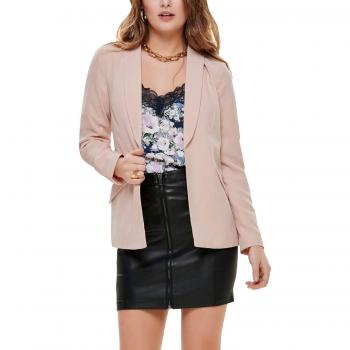 Only Onlcarolina Diana 3/4 Blazer CC TLR, Chaqueta de Traje para Mujer, Rosa Rose Smoke, 36