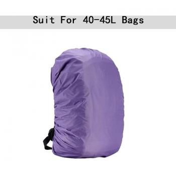 Mochila impermeable para senderismo 40L púrpura